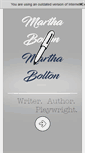 Mobile Screenshot of marthabolton.com